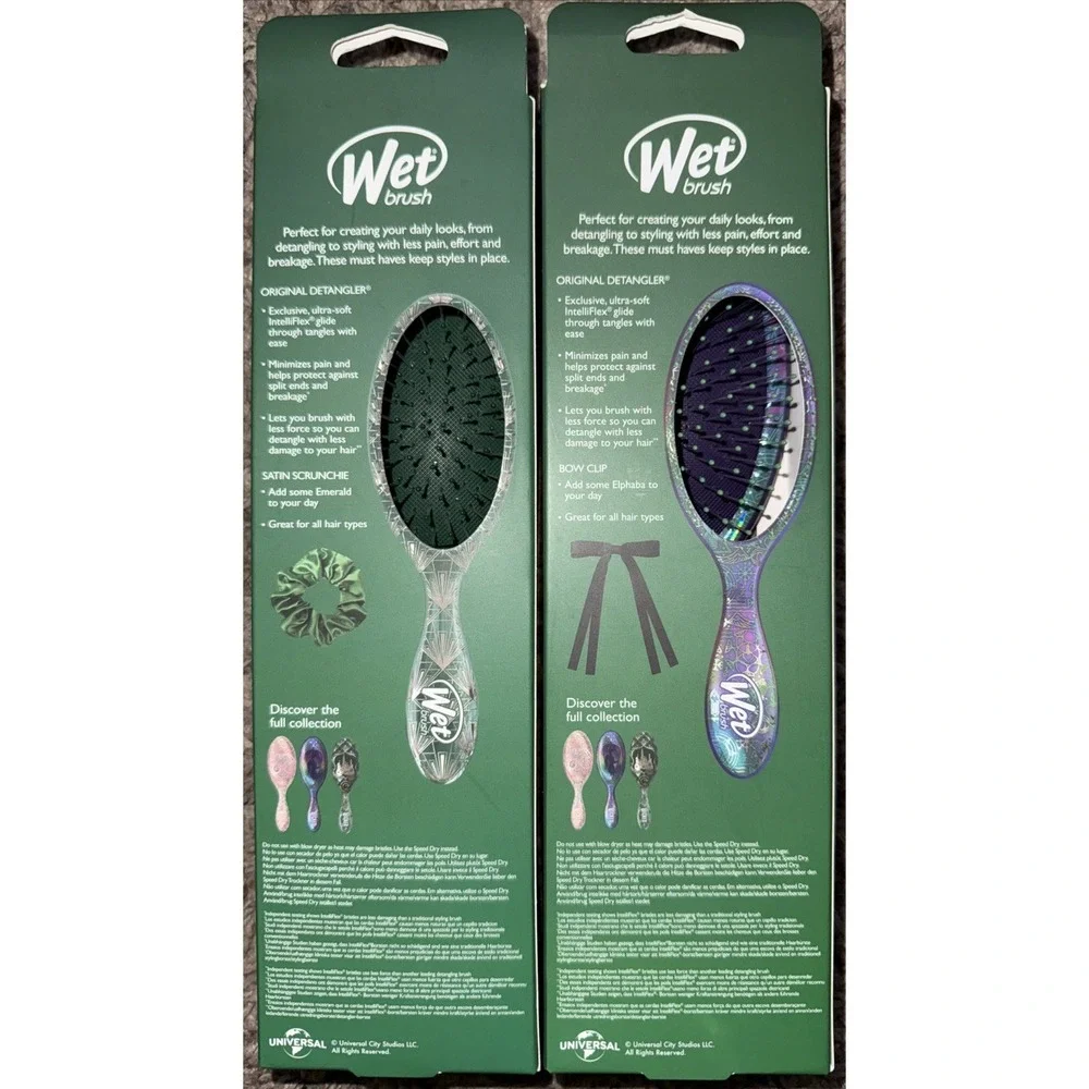 Lot Of 2! Wet Brush Wicked Detangler, Bow Clip & Scrunchie Beautiful Ozmopolitan